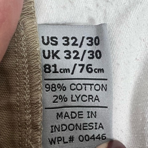 VERTX Men's Tan Cargo Style Medium Weight Cotton Pants Size 32 X 30 - Picture 7 of 7